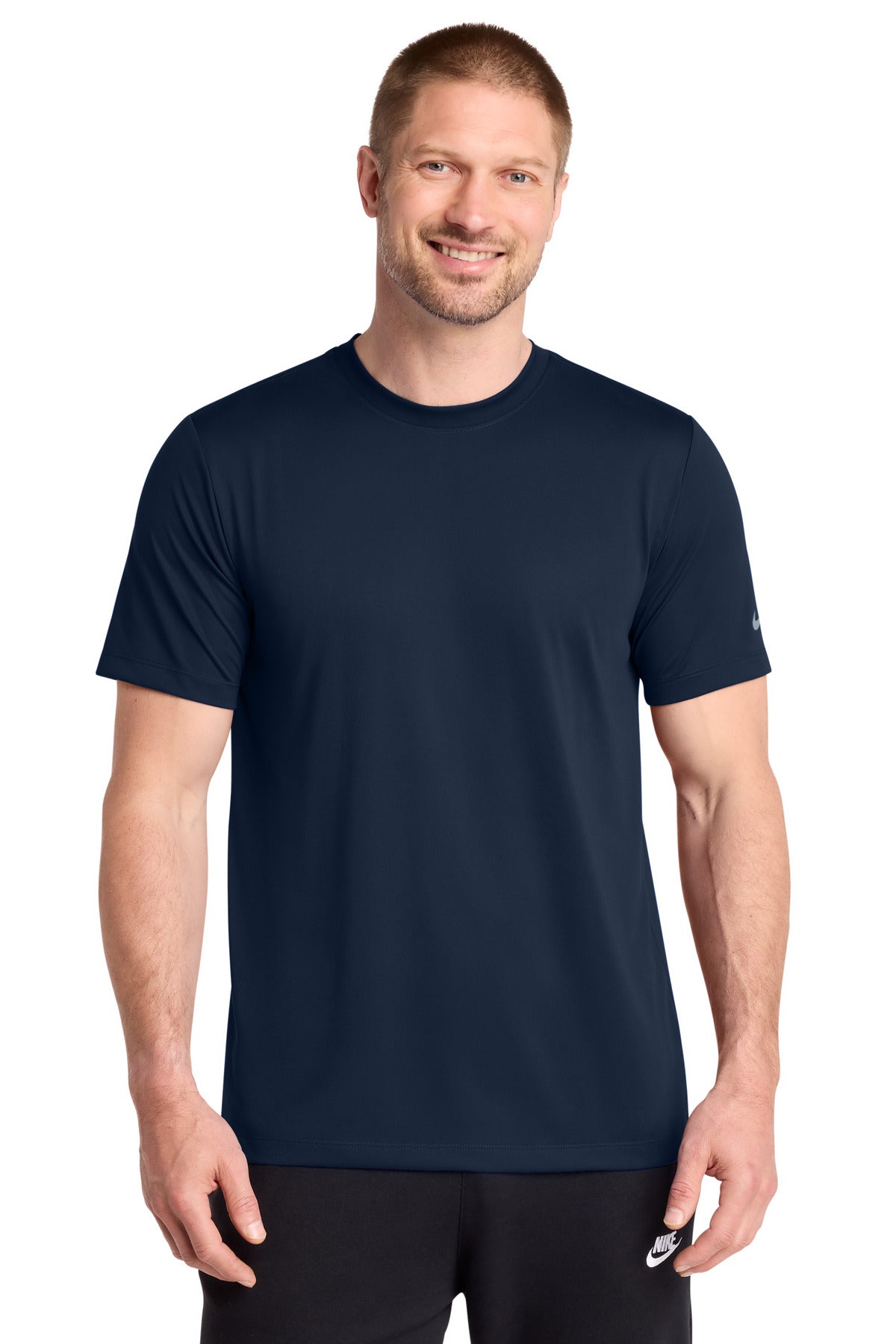 Nike Swoosh Sleeve rLegend Tee NKDX8730 in College Navy