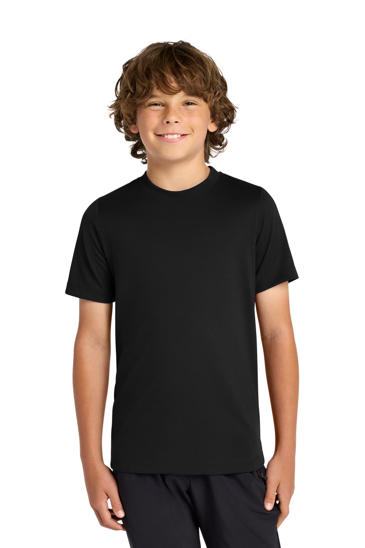 Nike Youth Swoosh Sleeve rLegend Tee NKDX8787 in Black