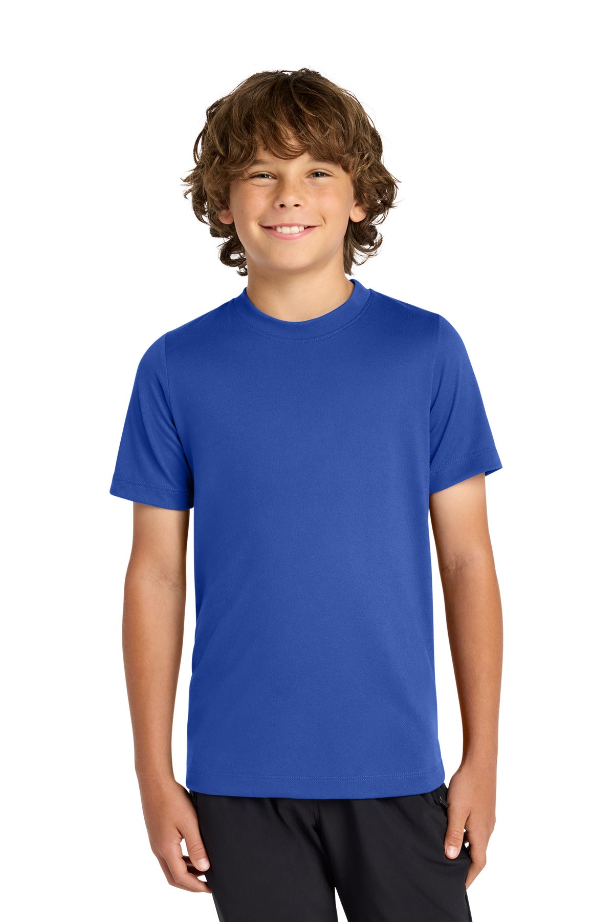 Nike Youth Swoosh Sleeve rLegend Tee NKDX8787 in Game Royal