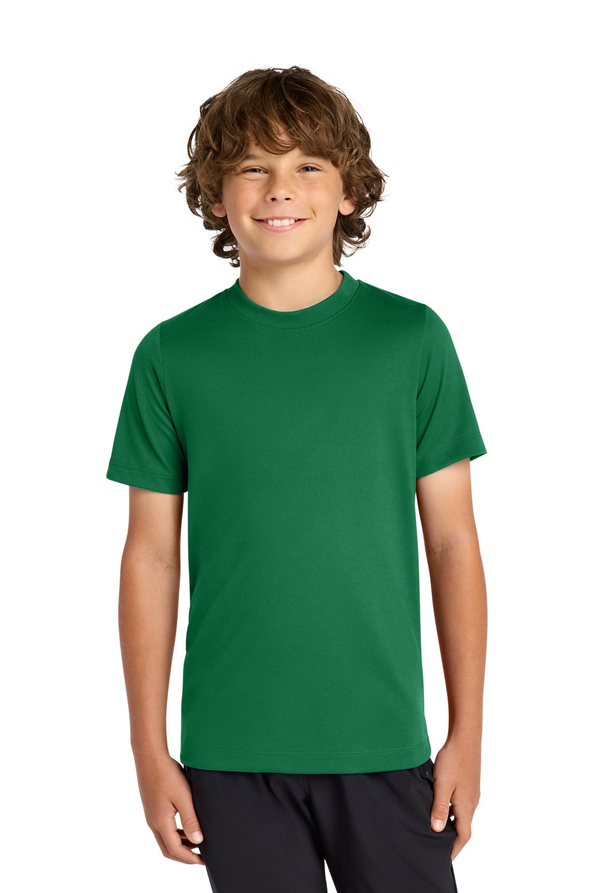 Nike Youth Swoosh Sleeve rLegend Tee NKDX8787 in Gorge Green