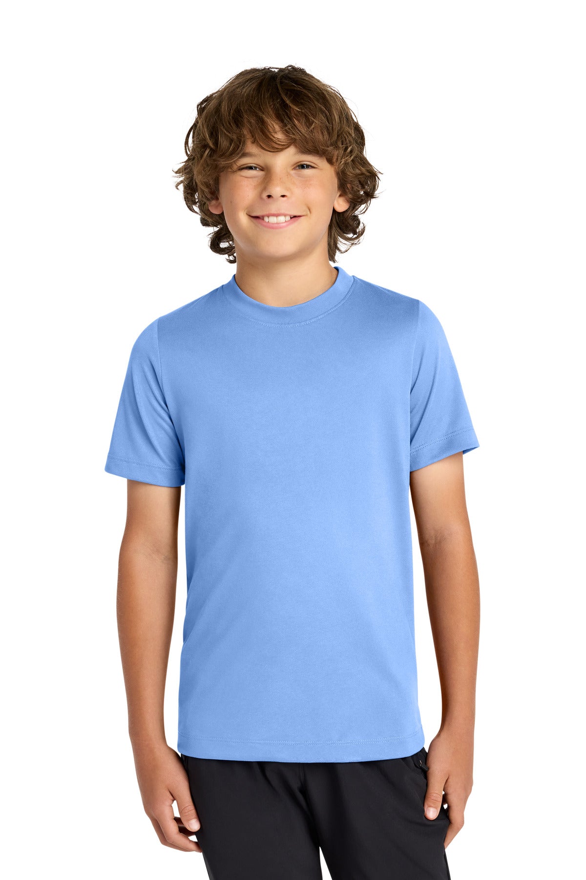 Nike Youth Swoosh Sleeve rLegend Tee NKDX8787 in Valor Blue