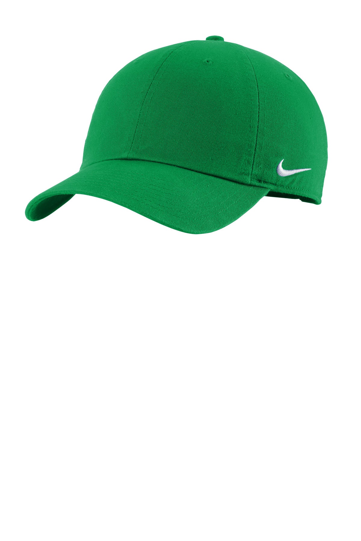 Nike Heritage Cotton Twill Cap NKFB5677 in Apple Green