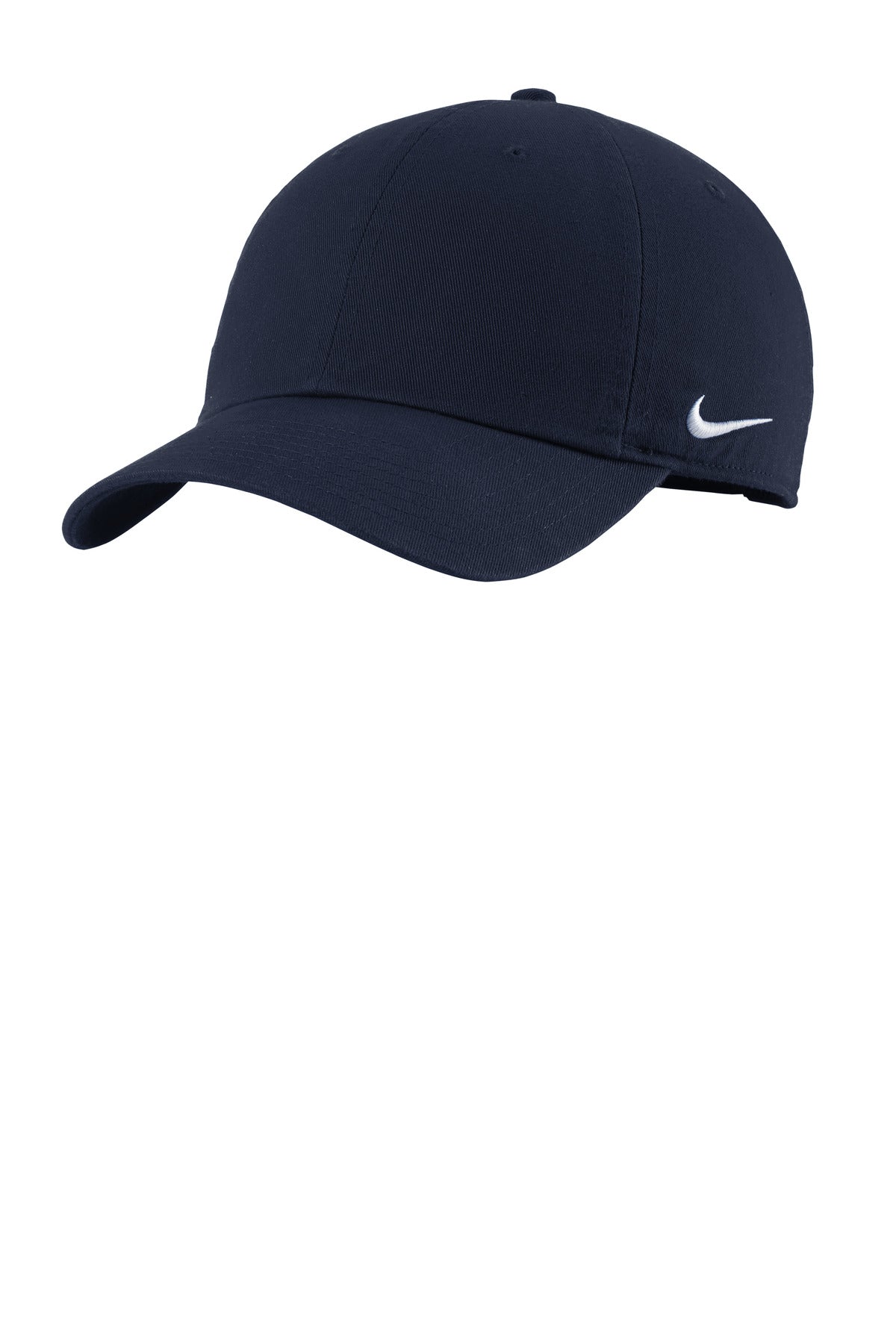 Nike Heritage Cotton Twill Cap NKFB5677 in College Navy