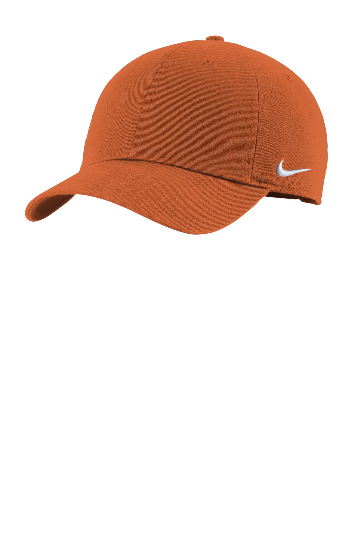 Nike Heritage Cotton Twill Cap NKFB5677 in Desert Orange