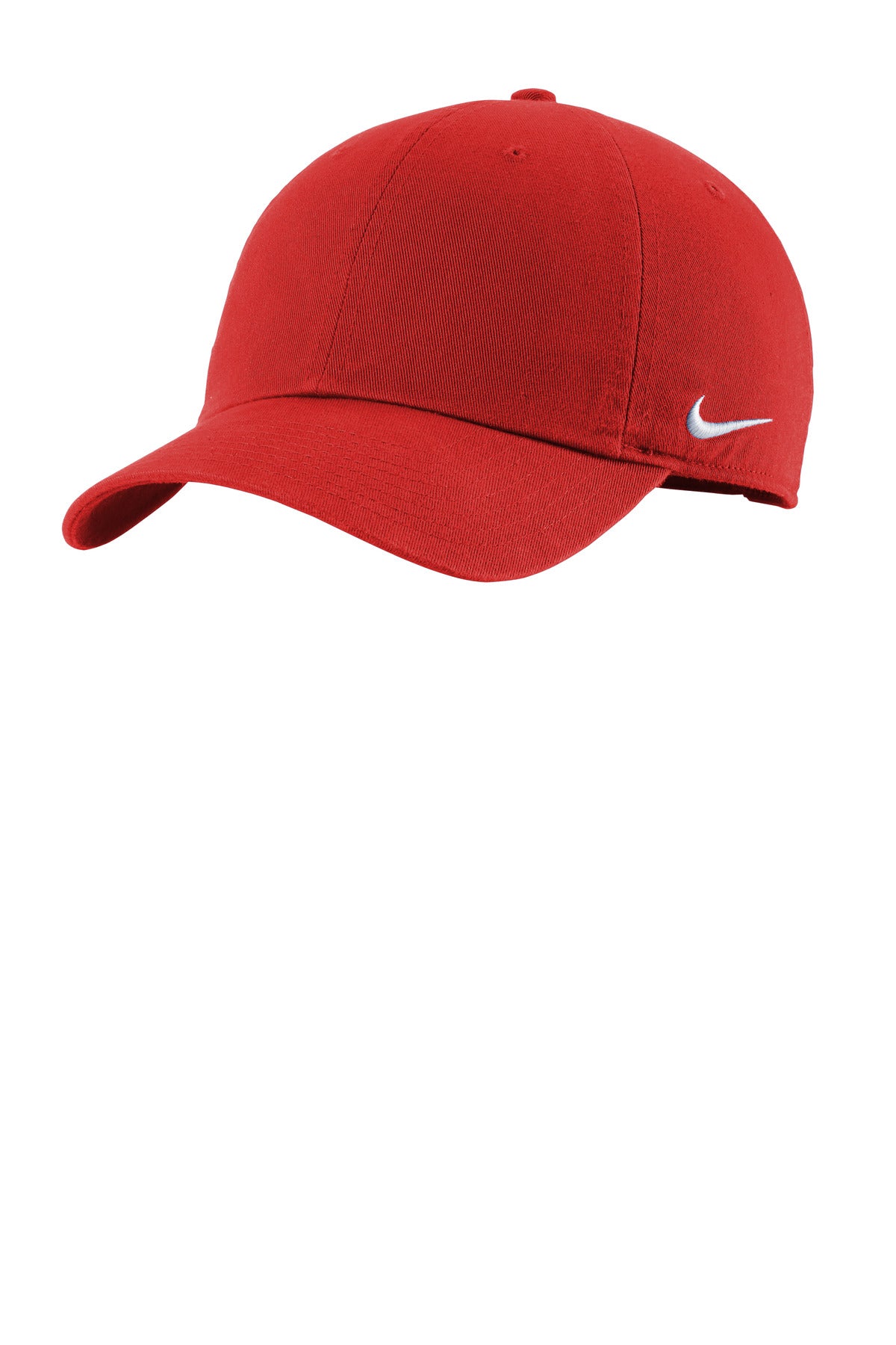 Nike Heritage Cotton Twill Cap NKFB5677 in University Red