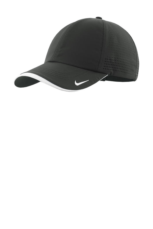 Nike Dri-FIT Perforated Performance Cap NKFB6445 in Anthracite/ White