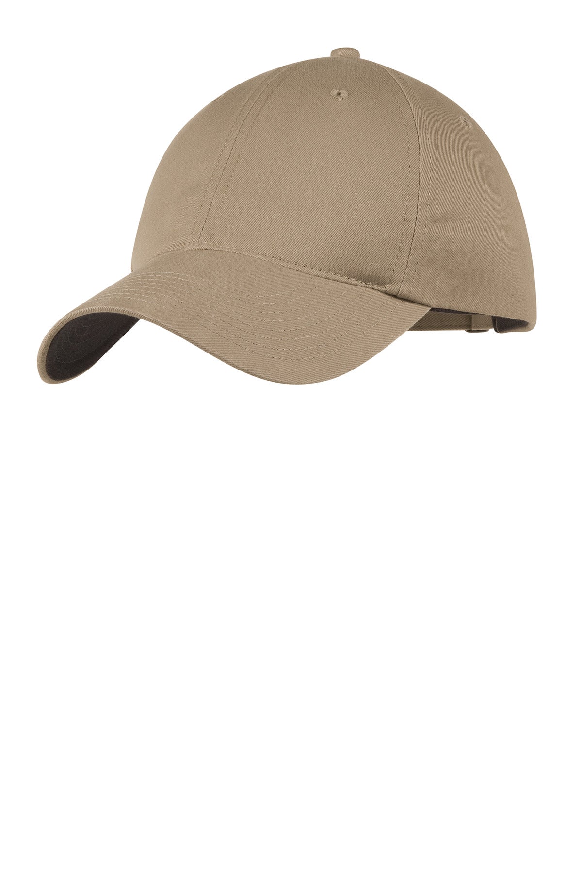 Nike Unstructured Cotton/Poly Twill Cap NKFB6449 in Khaki