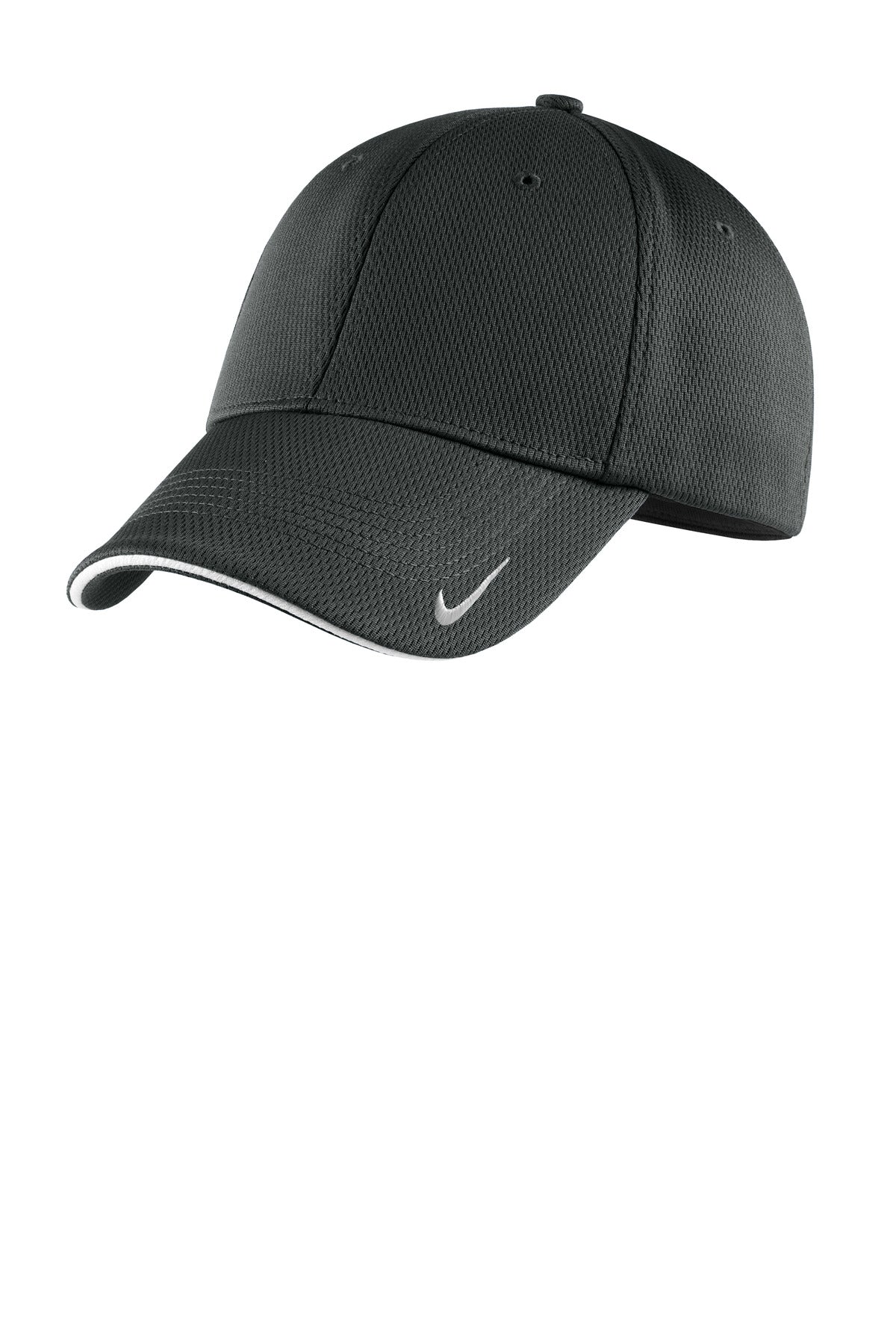 Nike Dri-FIT Stretch Mesh Sandwich Bill Cap NKFD9718 in Anthracite/ White