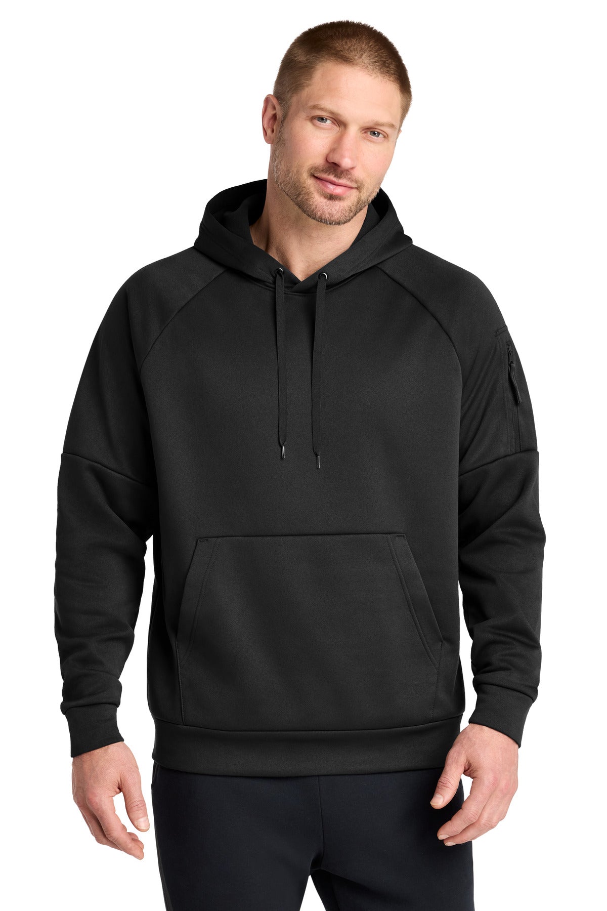 Nike Therma-FIT Pocket Pullover Fleece Hoodie NKFD9735 in Black