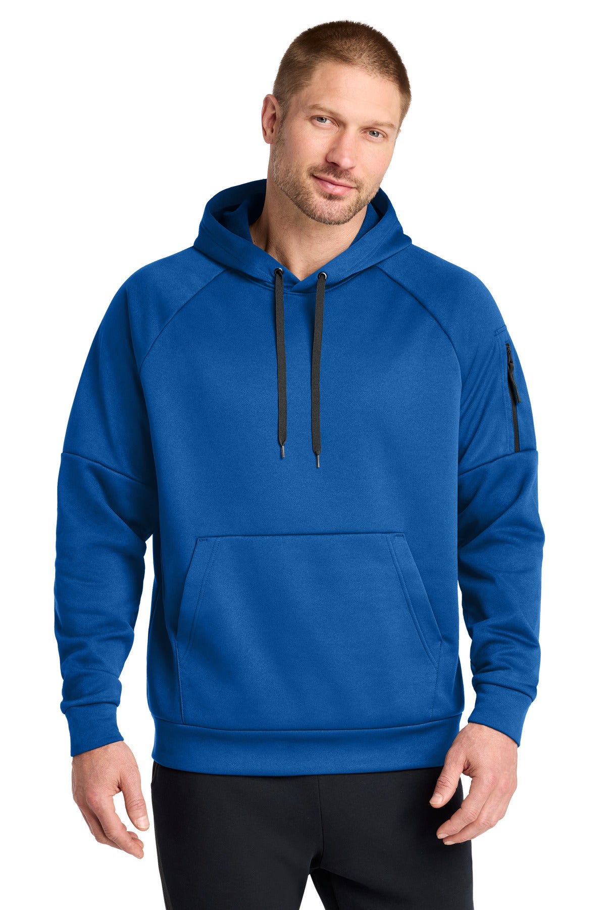 Nike Therma-FIT Pocket Pullover Fleece Hoodie NKFD9735 in Game Royal