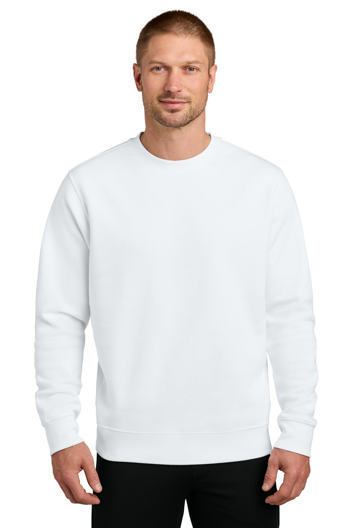 Nike Club Fleece Sleeve Swoosh Crew NKFD9863 in White