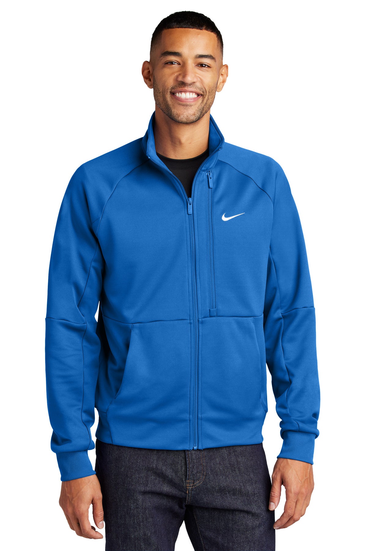 Nike Full-Zip Chest Swoosh Jacket NKFD9891 in Royal