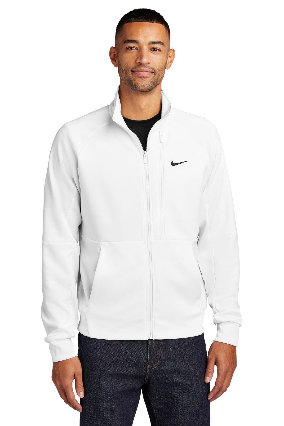 Nike Full-Zip Chest Swoosh Jacket NKFD9891 in White