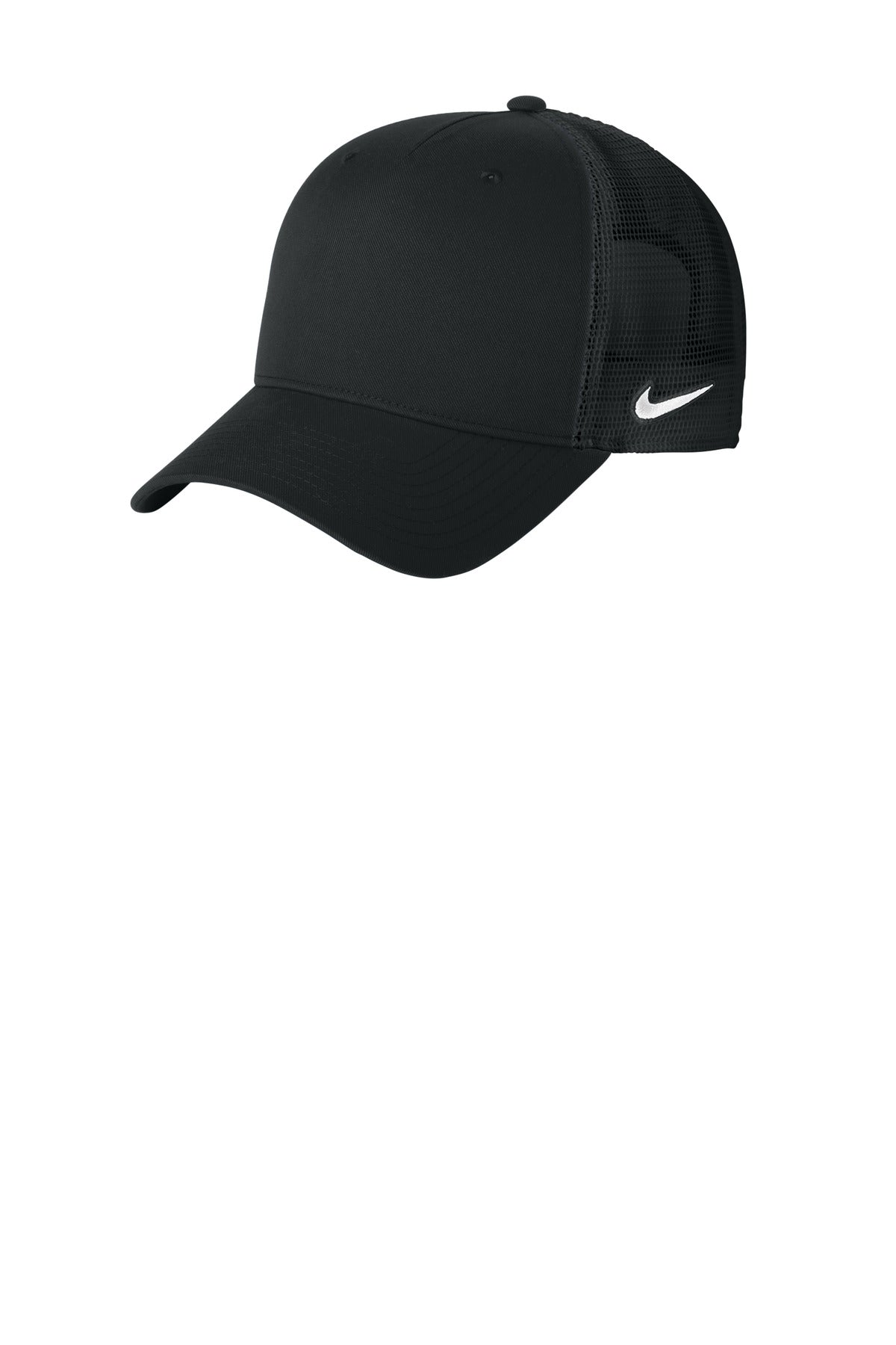 Nike Snapback Mesh Trucker Cap NKFN9893 in Black/ Black
