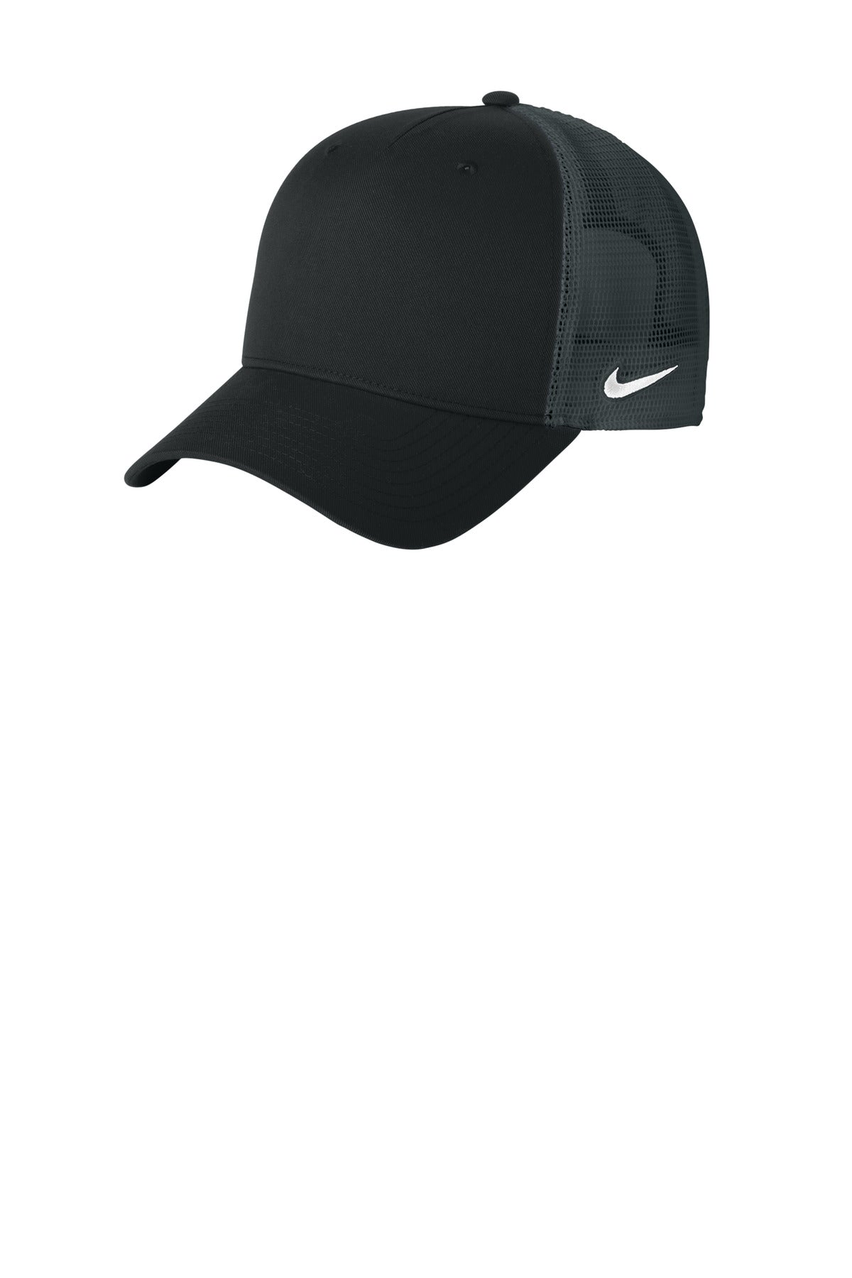 Nike Snapback Mesh Trucker Cap NKFN9893 in Black/ Dark Grey