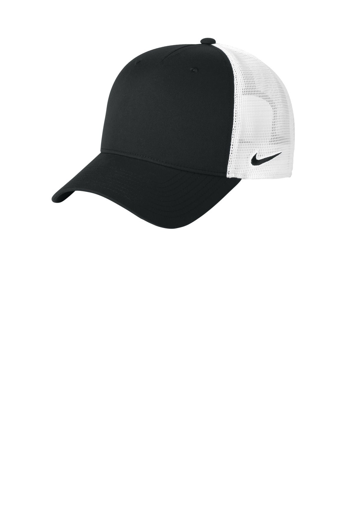 Nike Snapback Mesh Trucker Cap NKFN9893 in Black/ White