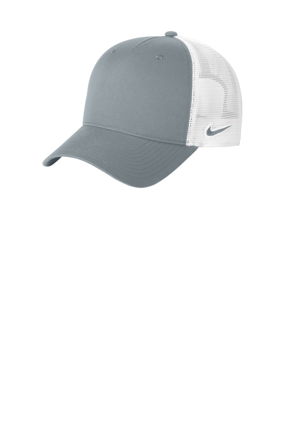 Nike Snapback Mesh Trucker Cap NKFN9893 in Cool Grey/ White