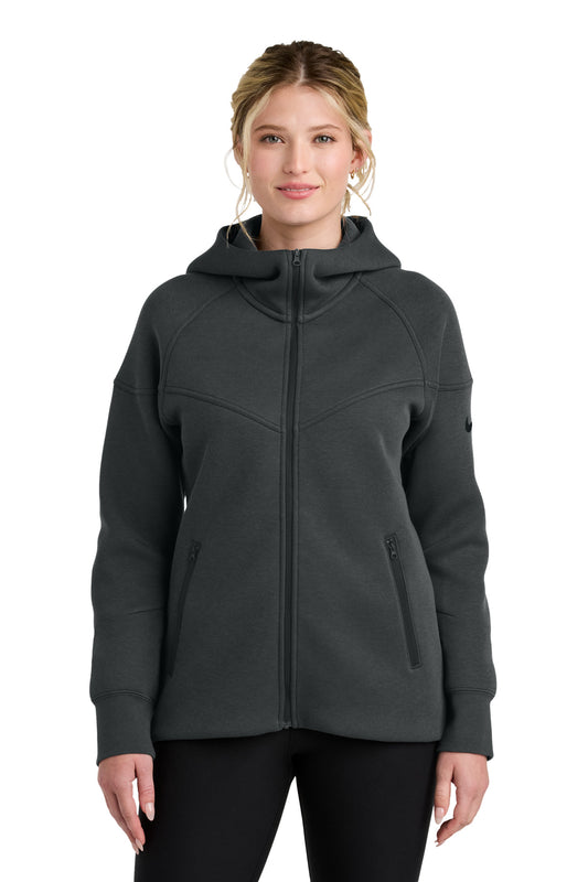 Nike Women's Tech Fleece Full-Zip Hoodie NKFQ4798 in Anthracite Heather