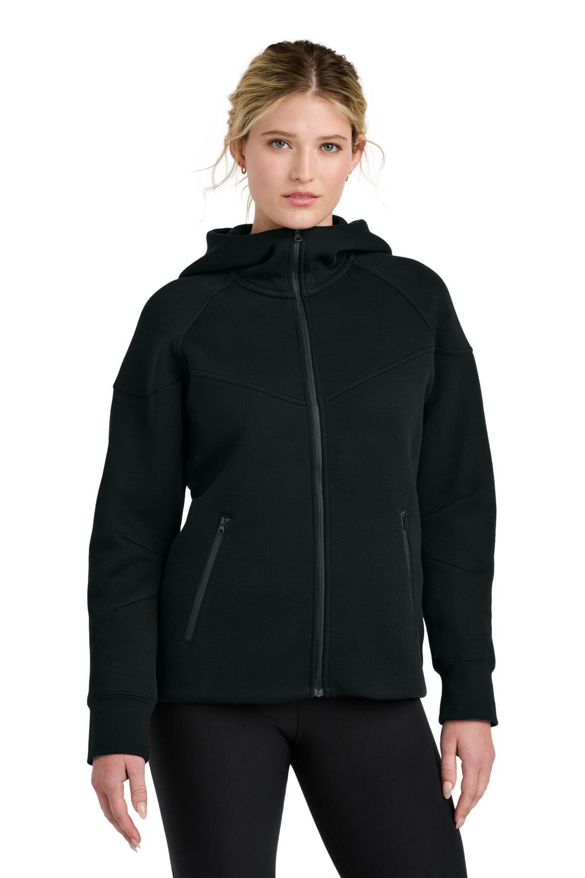 Nike Women's Tech Fleece Full-Zip Hoodie NKFQ4798 in Black