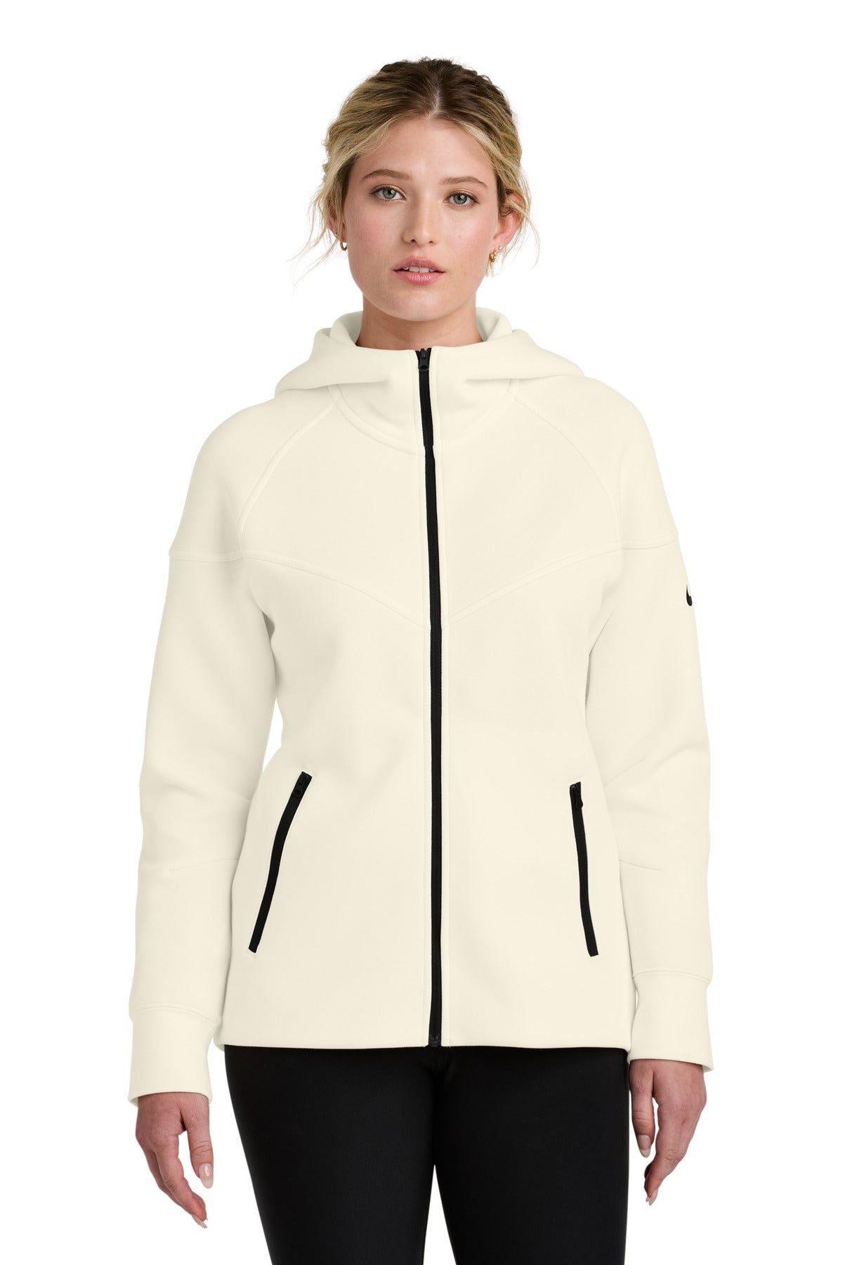 Nike Women's Tech Fleece Full-Zip Hoodie NKFQ4798 in Pale Ivory