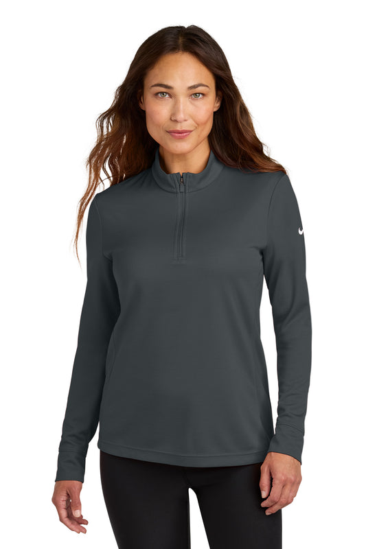 Nike Women's Essential 1/2-Zip Cover-Up NKHM7969 in Anthracite