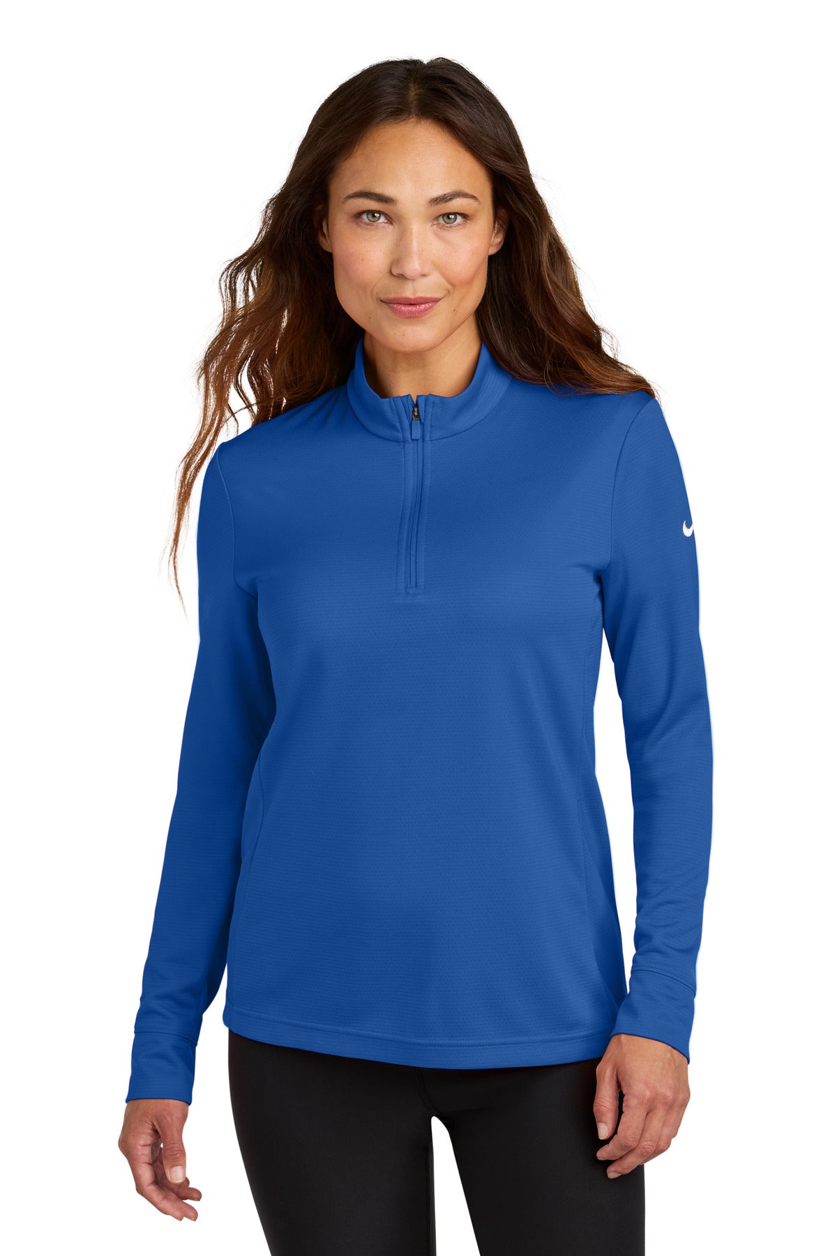 Nike Women's Essential 1/2-Zip Cover-Up NKHM7969 in Game Royal