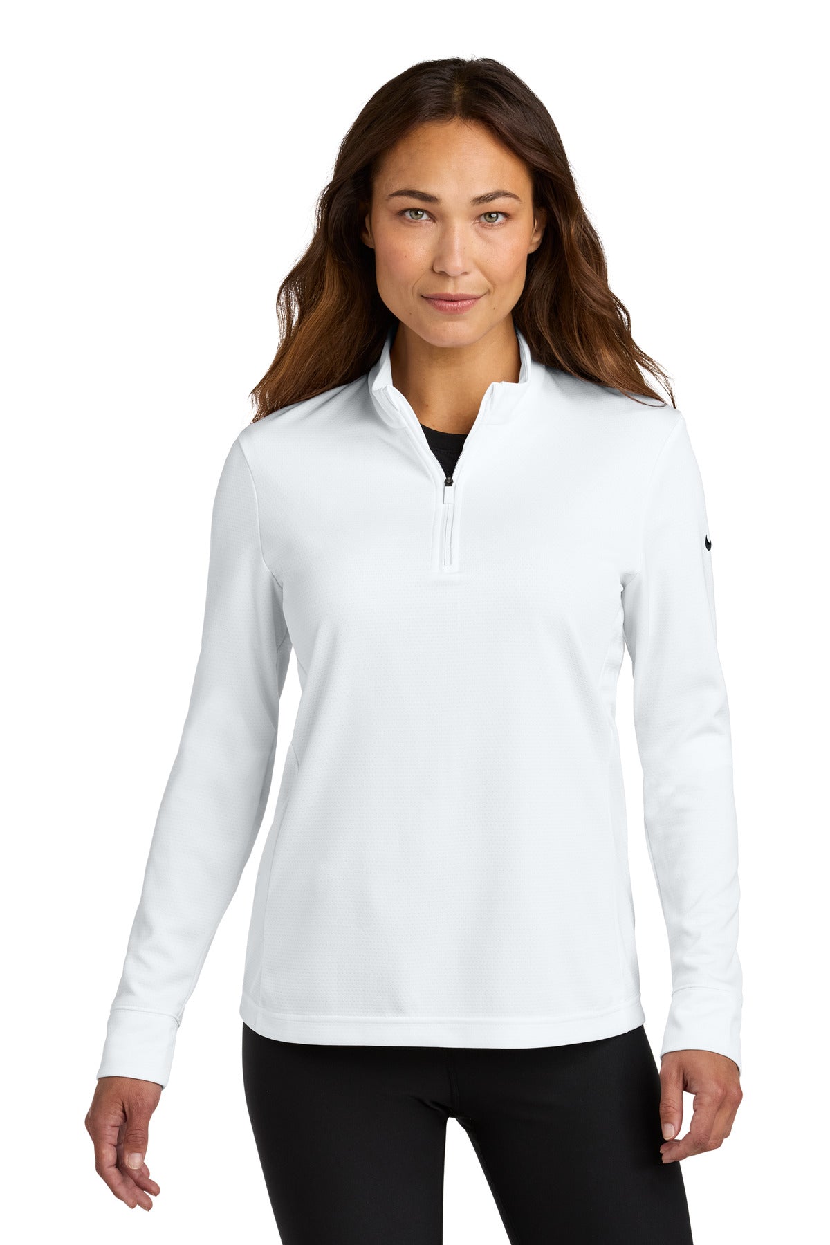 Nike Women's Essential 1/2-Zip Cover-Up NKHM7969 in White