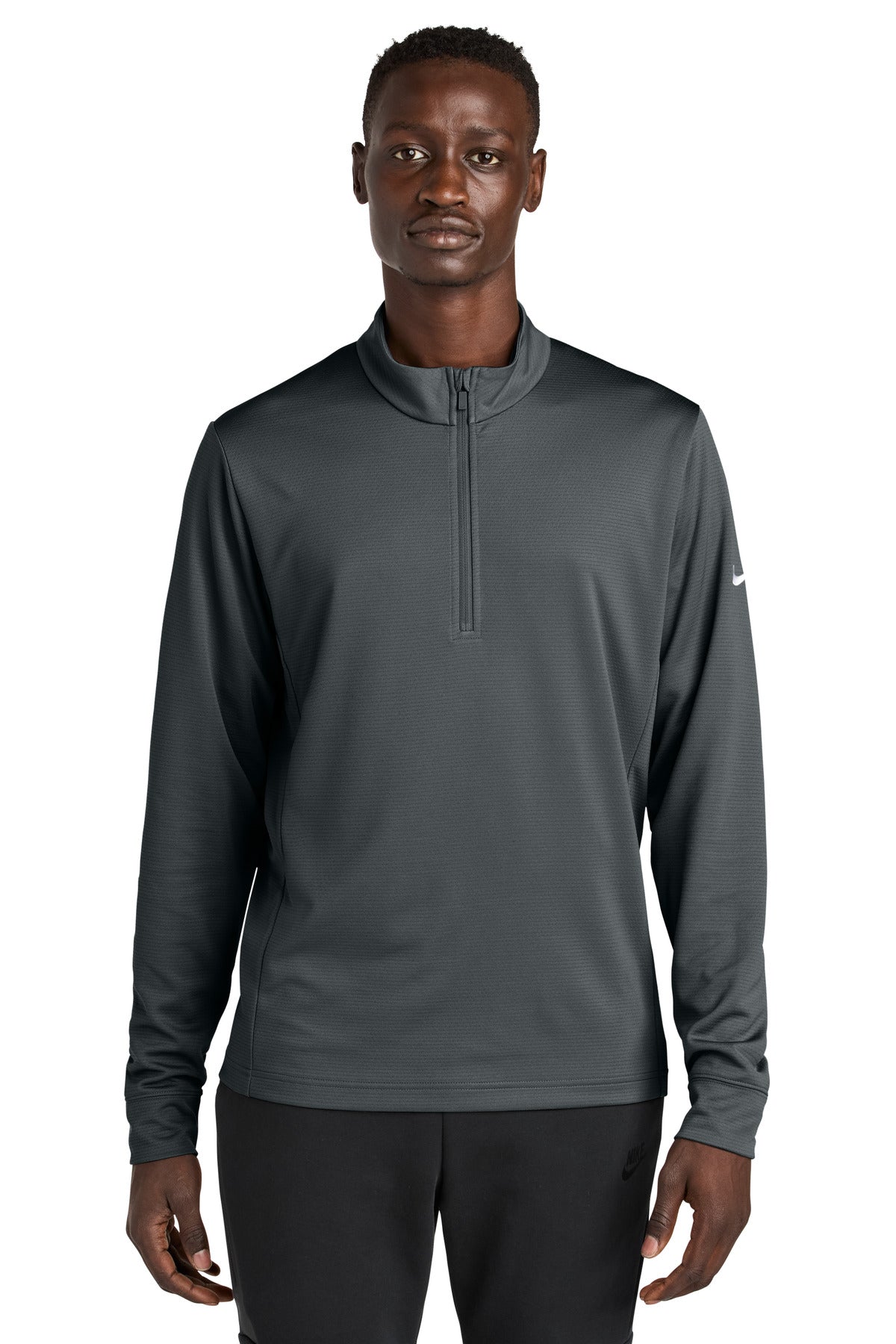 Nike Essential 1/2-Zip Cover-Up NKHM8036 in Anthracite