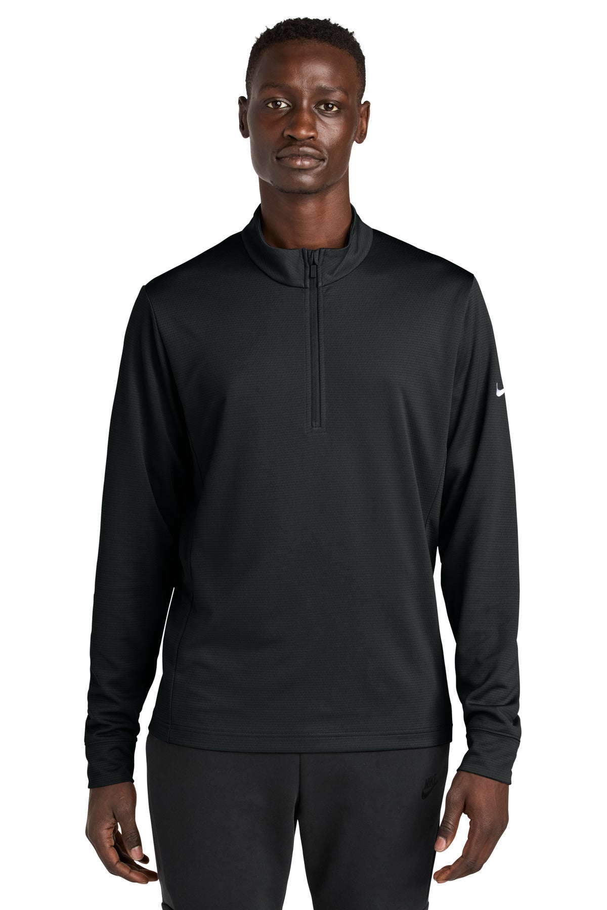 Nike Essential 1/2-Zip Cover-Up NKHM8036 in Black