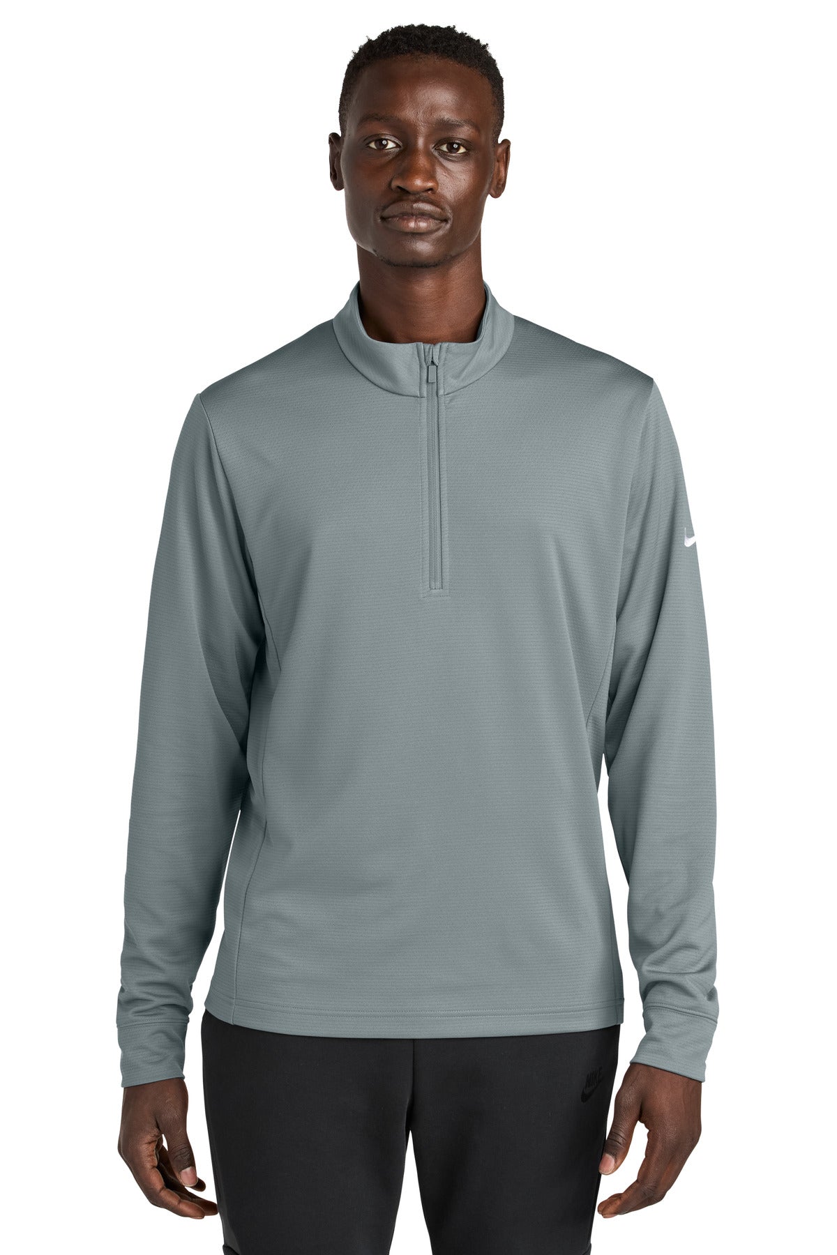 Nike Essential 1/2-Zip Cover-Up NKHM8036 in Cool Grey