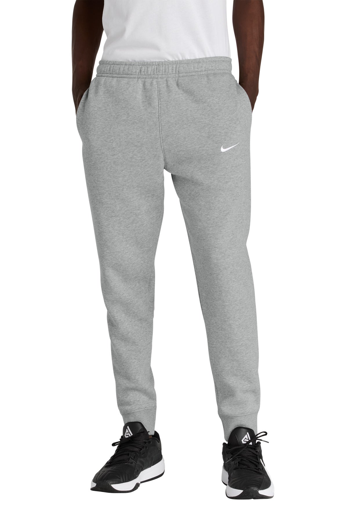 Nike Club Fleece Jogger NKHM8045 in Dark Grey Heather