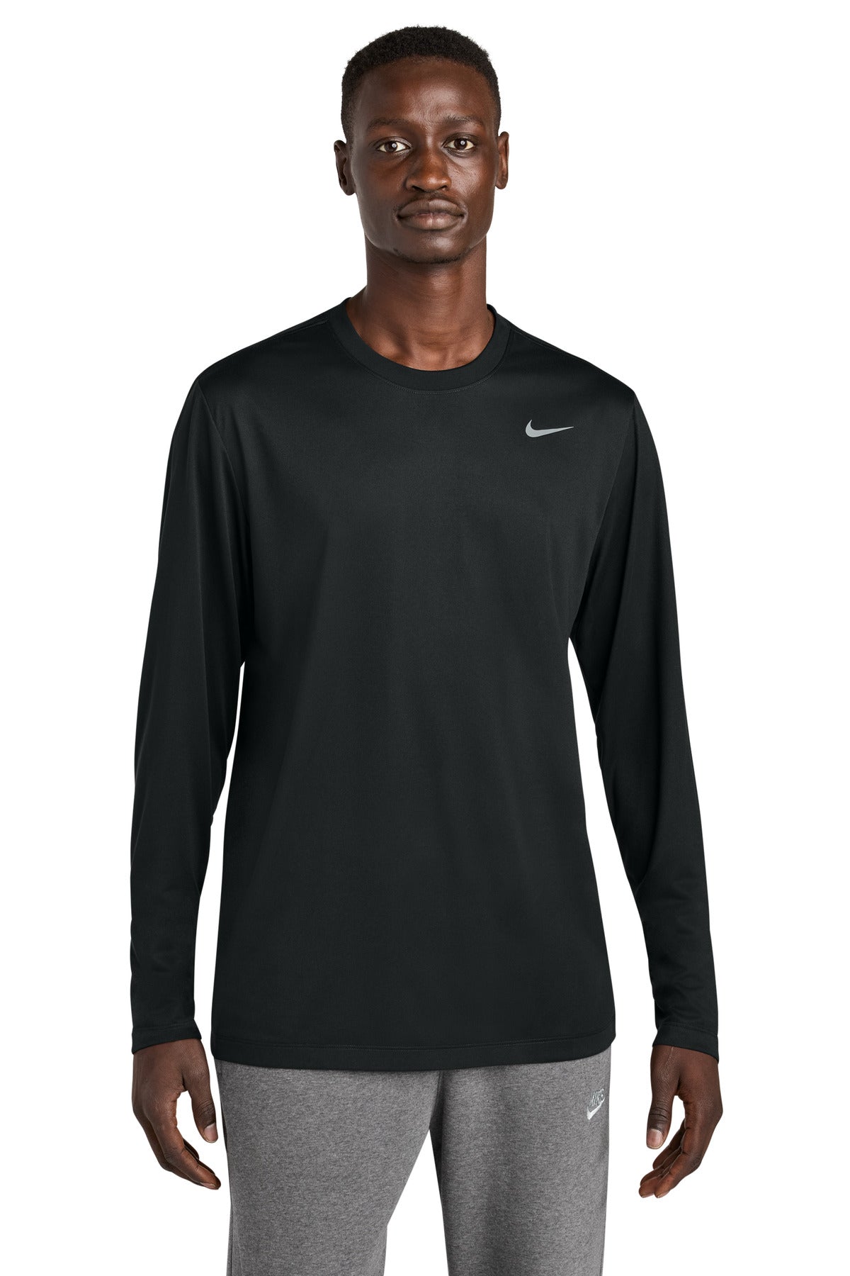 Nike Team rLegend Long Sleeve Tee NKHQ4550 in Black