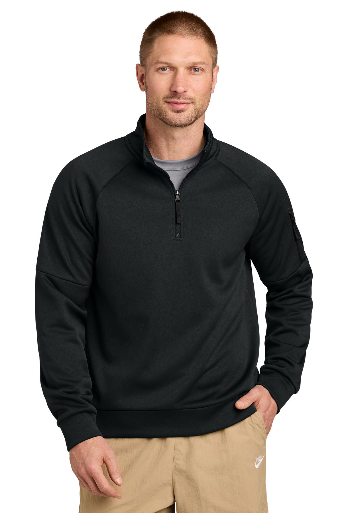 Nike Therma-FIT Pocket 1/4-Zip NKIO8125 in Black