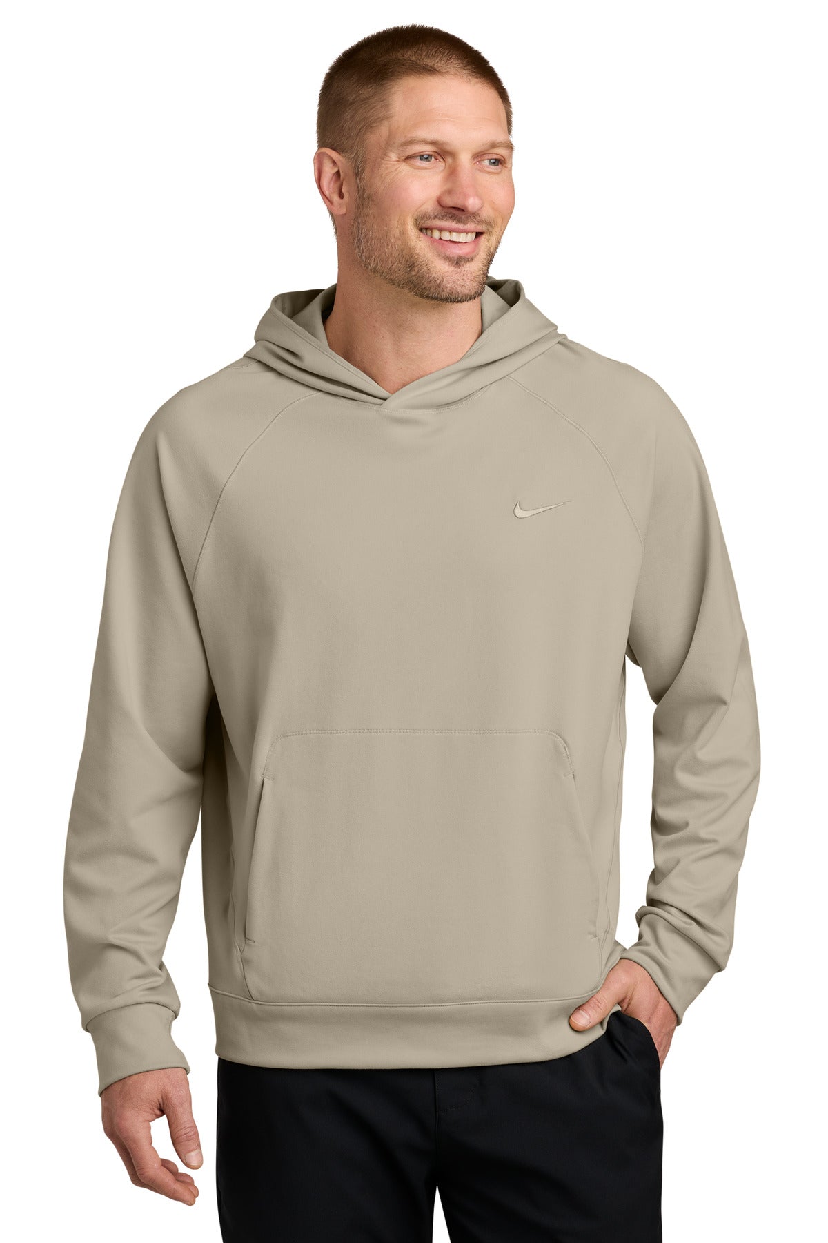 Nike Dri-Fit Primary Hoodie NKIO8126 in Desert Khaki