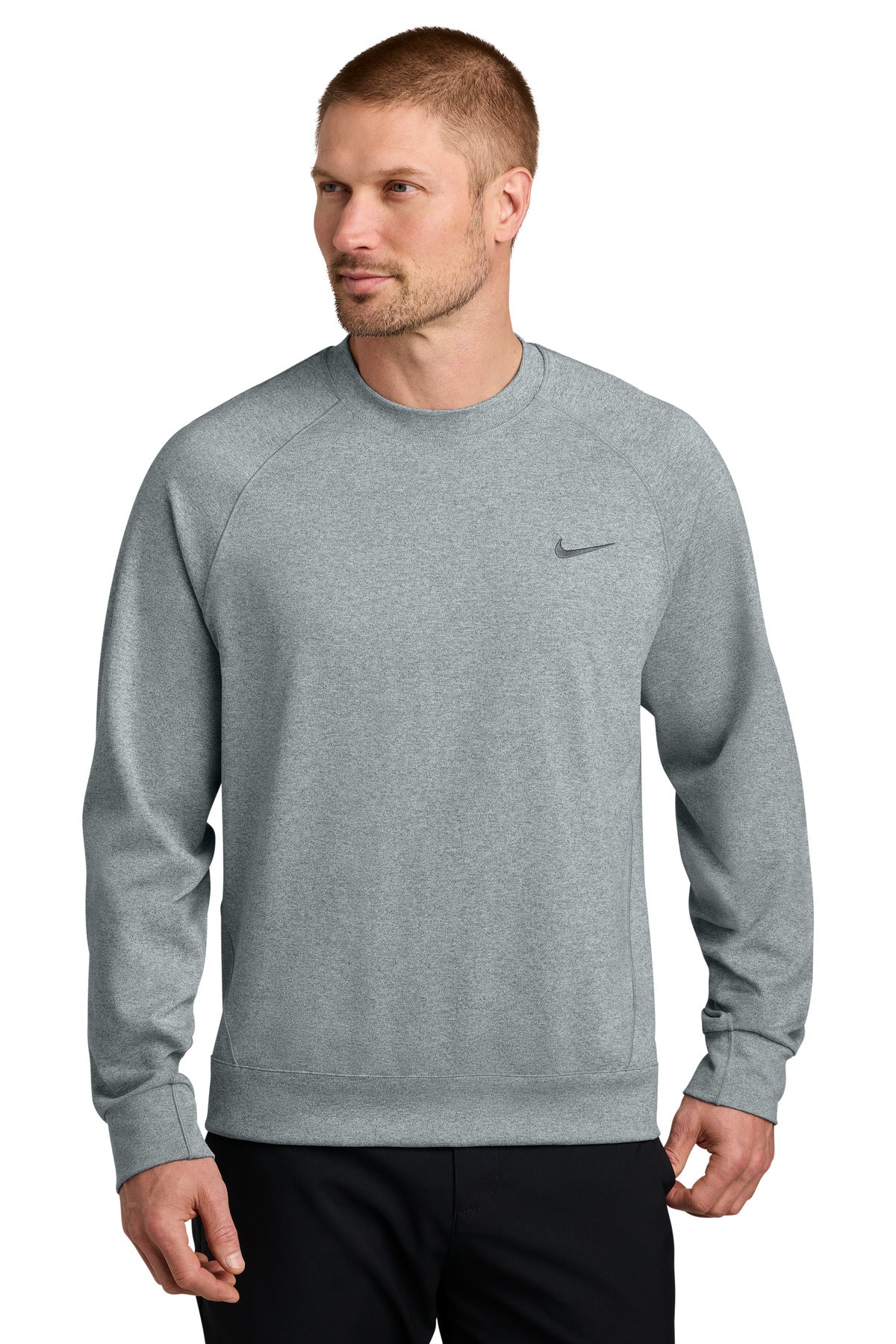 Nike Dri-FIT Primary Crew NKIO8127 in Cool Grey Heather