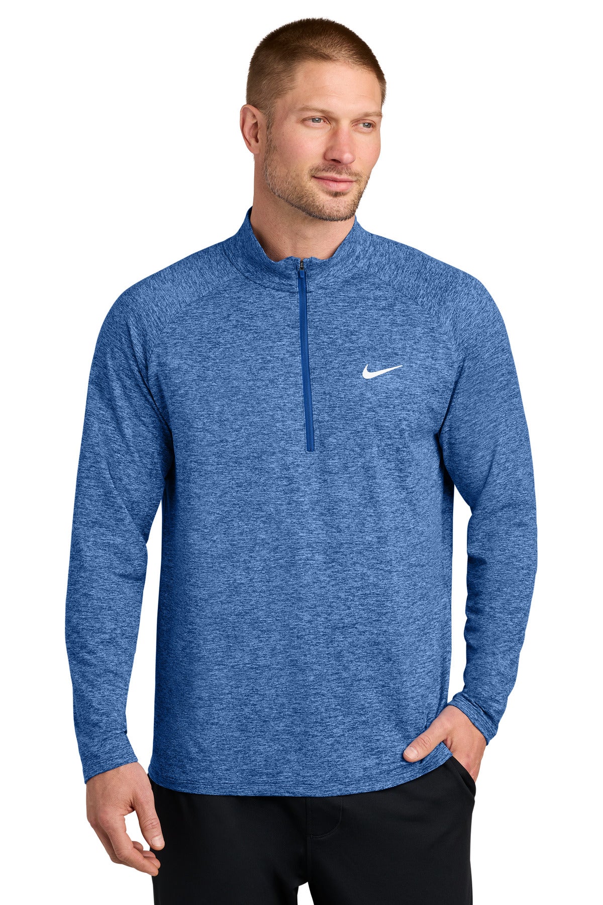 Nike Dri-FIT Stride 1/2-Zip NKIO8137 in Royal Heather