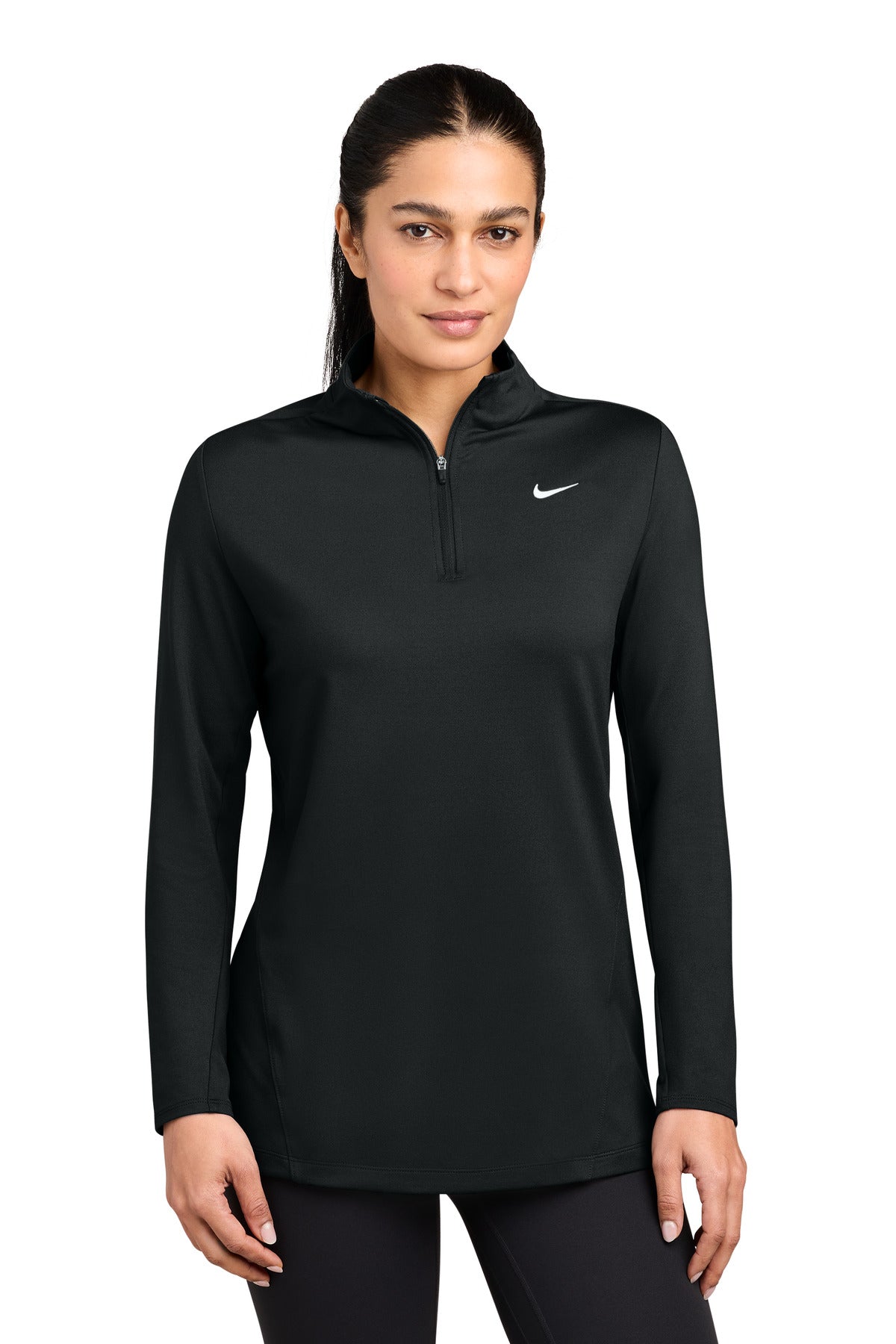 Nike Women's Dri-FIT Stride 1/2-Zip NKIO8141 in Black