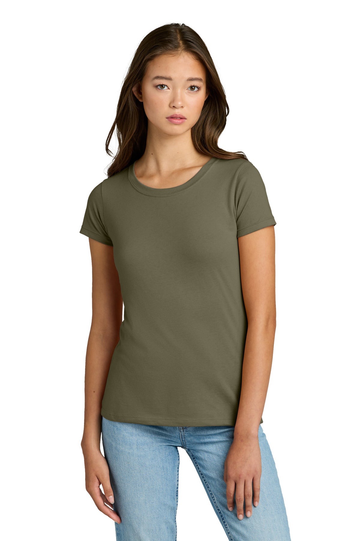 Next Level Apparel Women's Ideal Tee NL1510 in Military Green