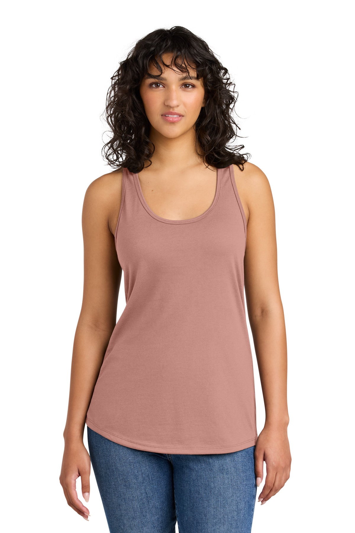 Next Level Apparel Women's Ideal Racerback Tank NL1533 in Desert Pink