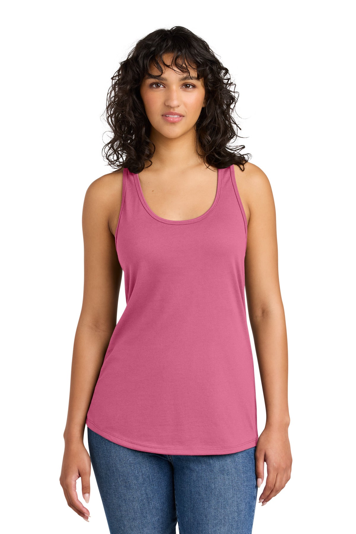 Next Level Apparel Women's Ideal Racerback Tank NL1533 in Hot Pink