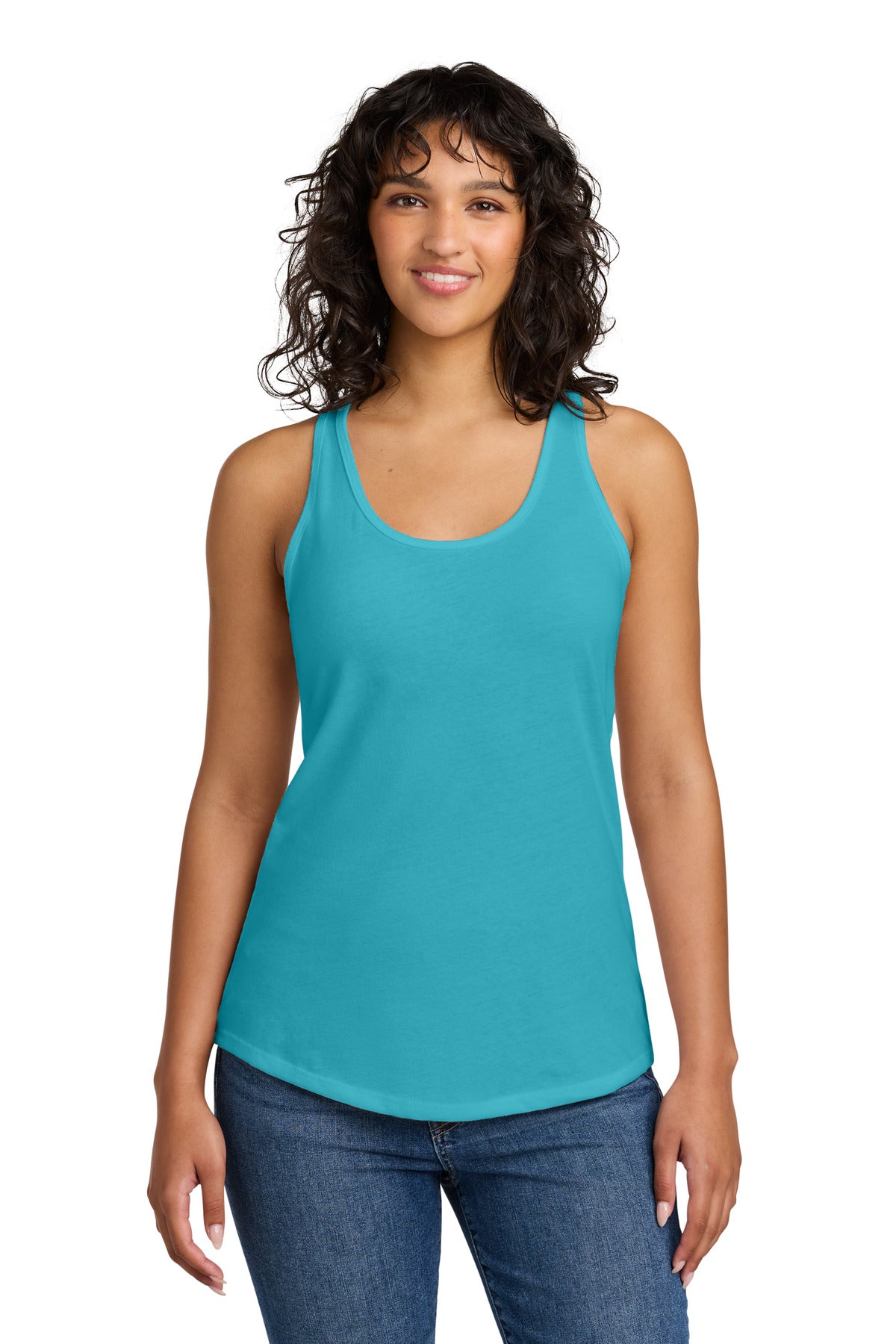 Next Level Apparel Women's Ideal Racerback Tank NL1533 in Tahiti Blue