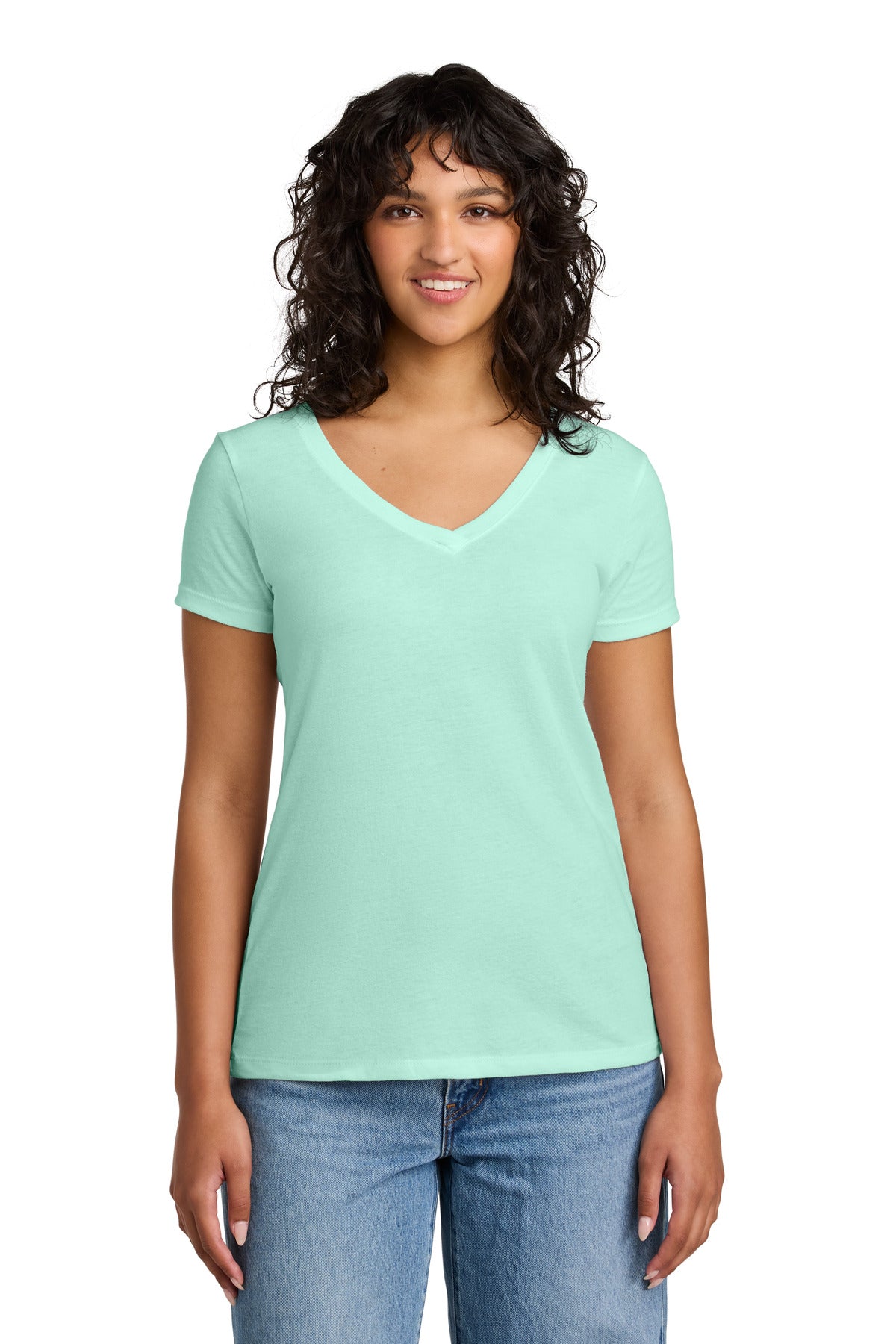Next Level Apparel Women's Ideal V-Neck Tee NL1540 in Mint
