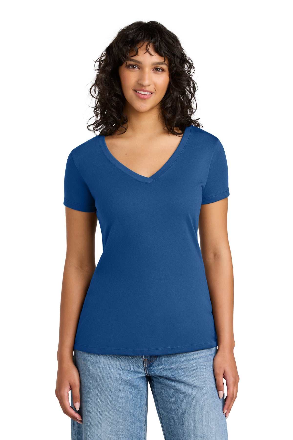 Next Level Apparel Women's Ideal V-Neck Tee NL1540 in Royal