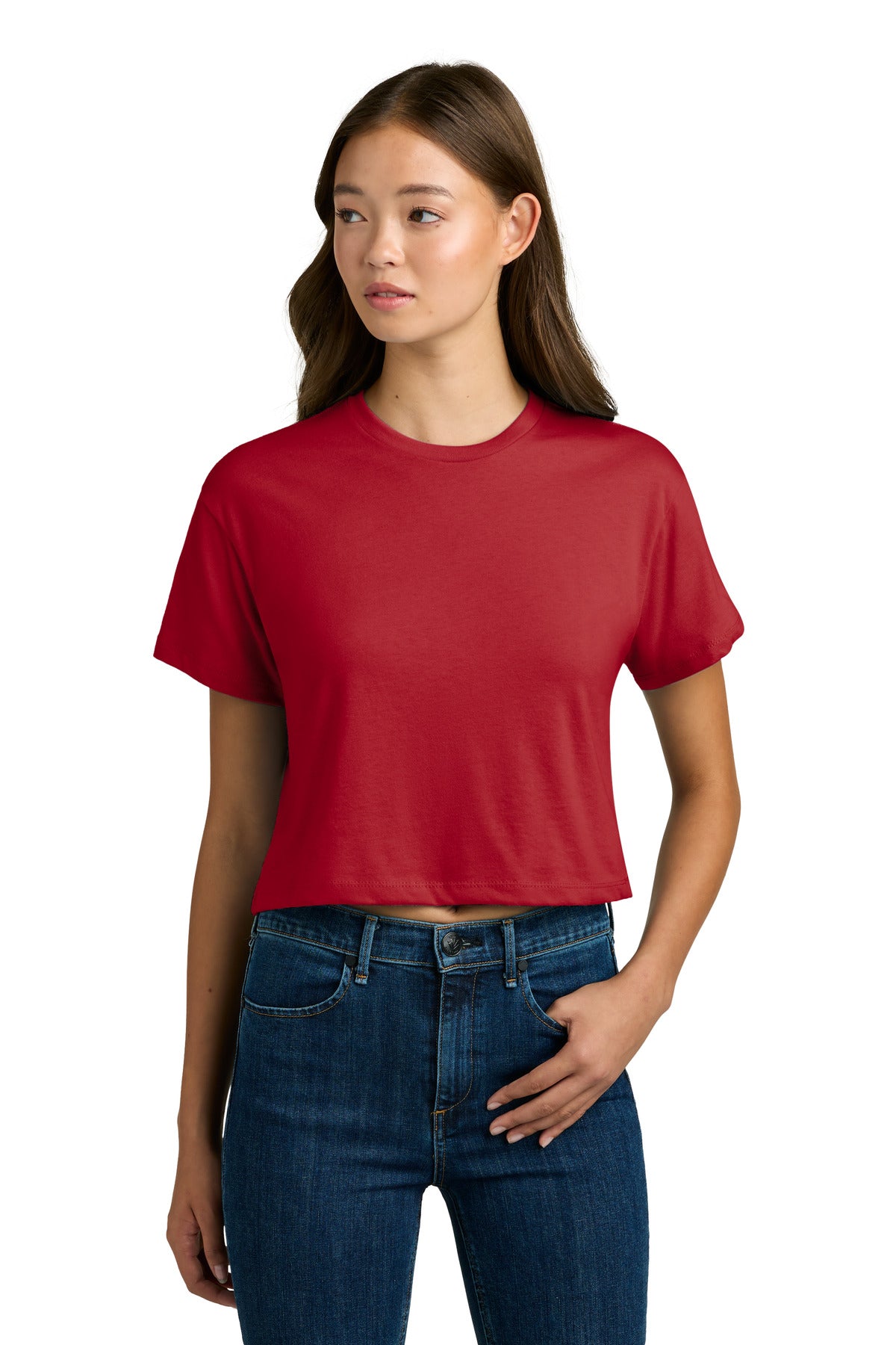 Next Level Apparel Women's Ideal Crop Top NL1580 in Red