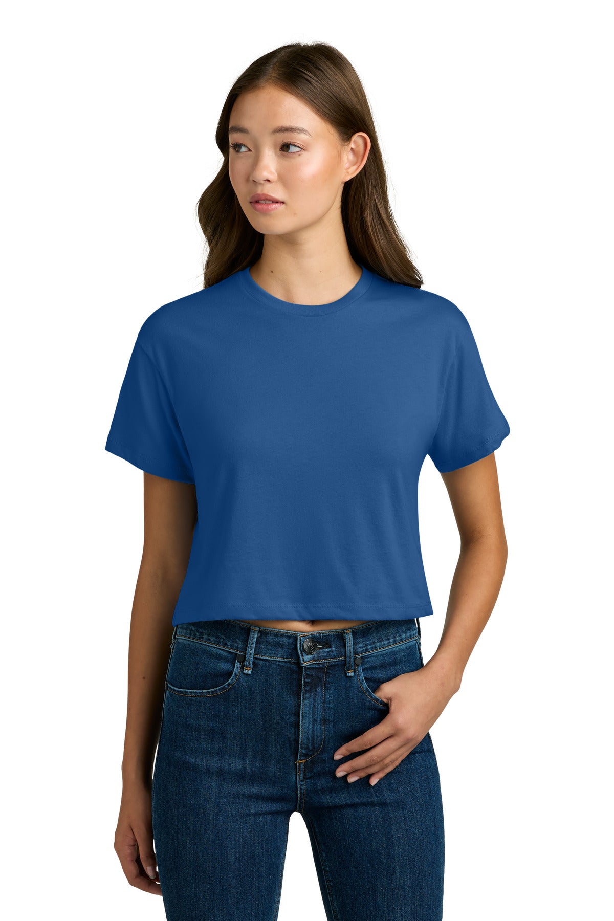 Next Level Apparel Women's Ideal Crop Top NL1580 in Royal