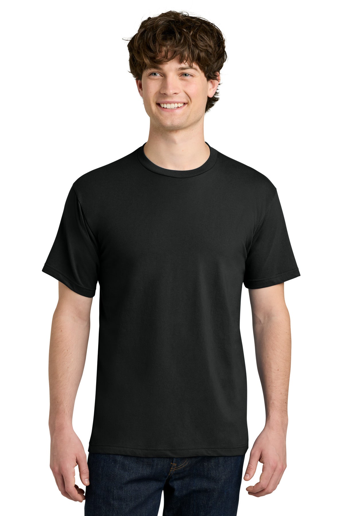 Next Level Apparel Ideal Jersey Tee NL1810 in Black