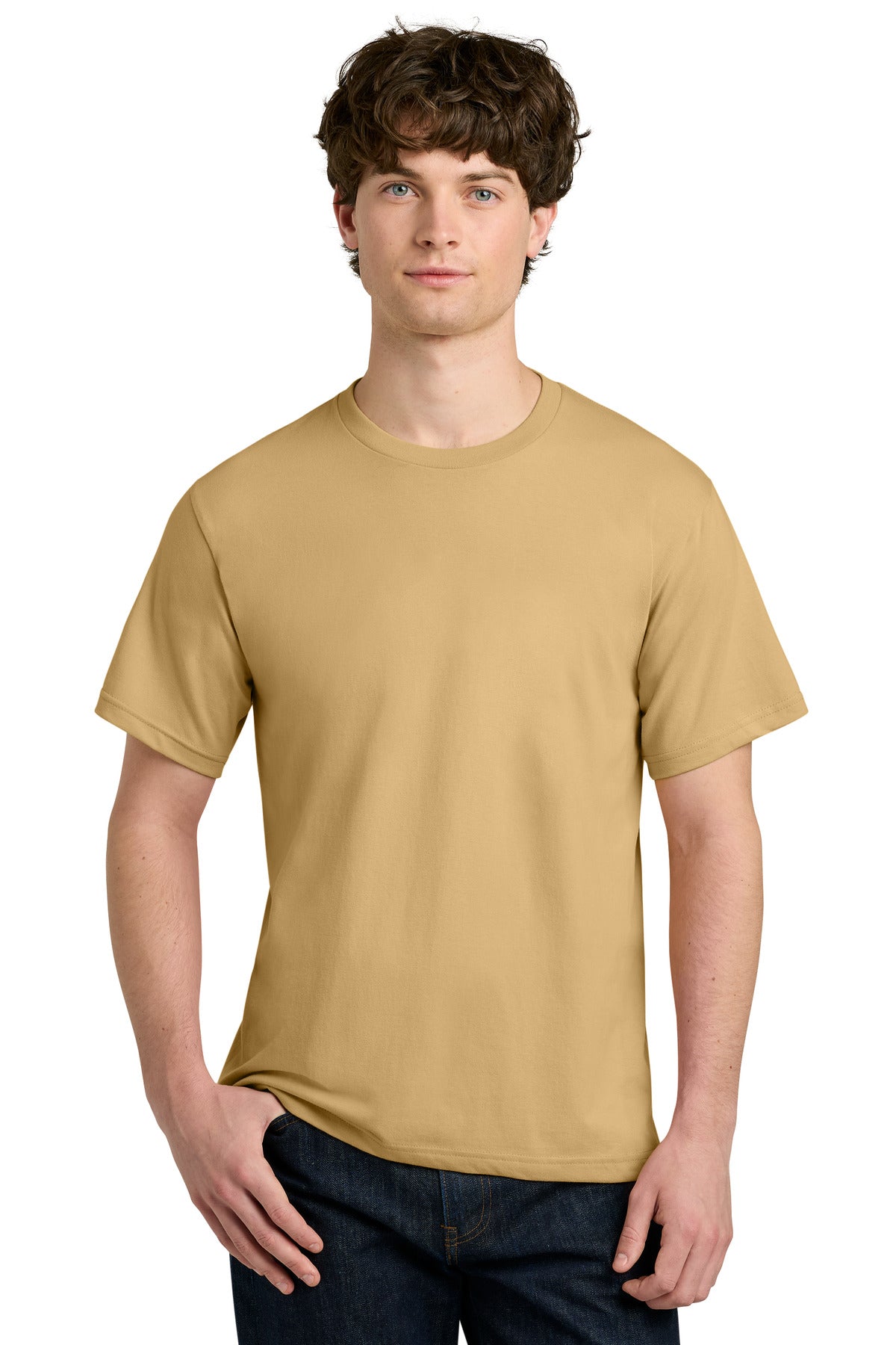 Next Level Apparel Ideal Jersey Tee NL1810 in Camel
