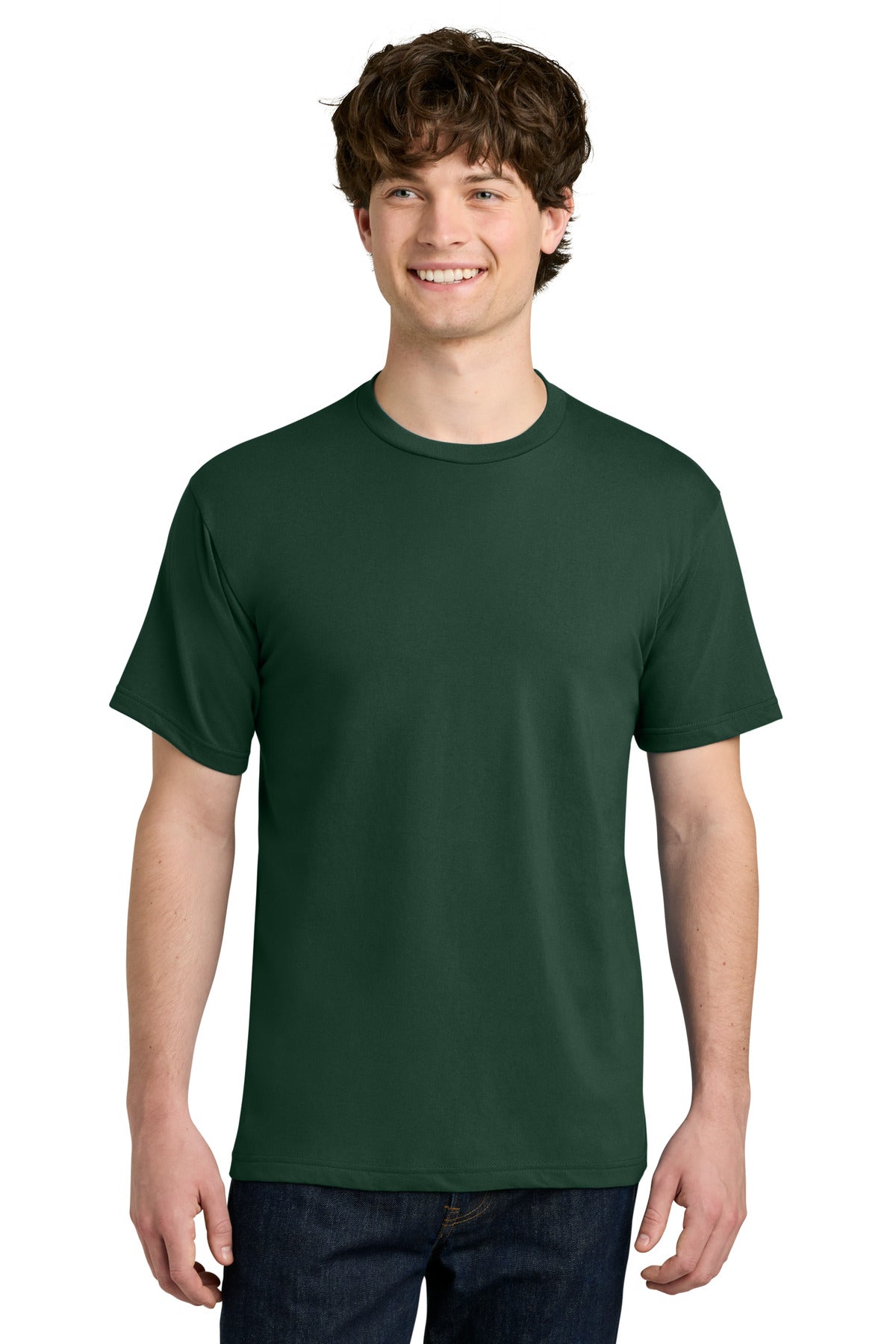 Next Level Apparel Ideal Jersey Tee NL1810 in Forest Green