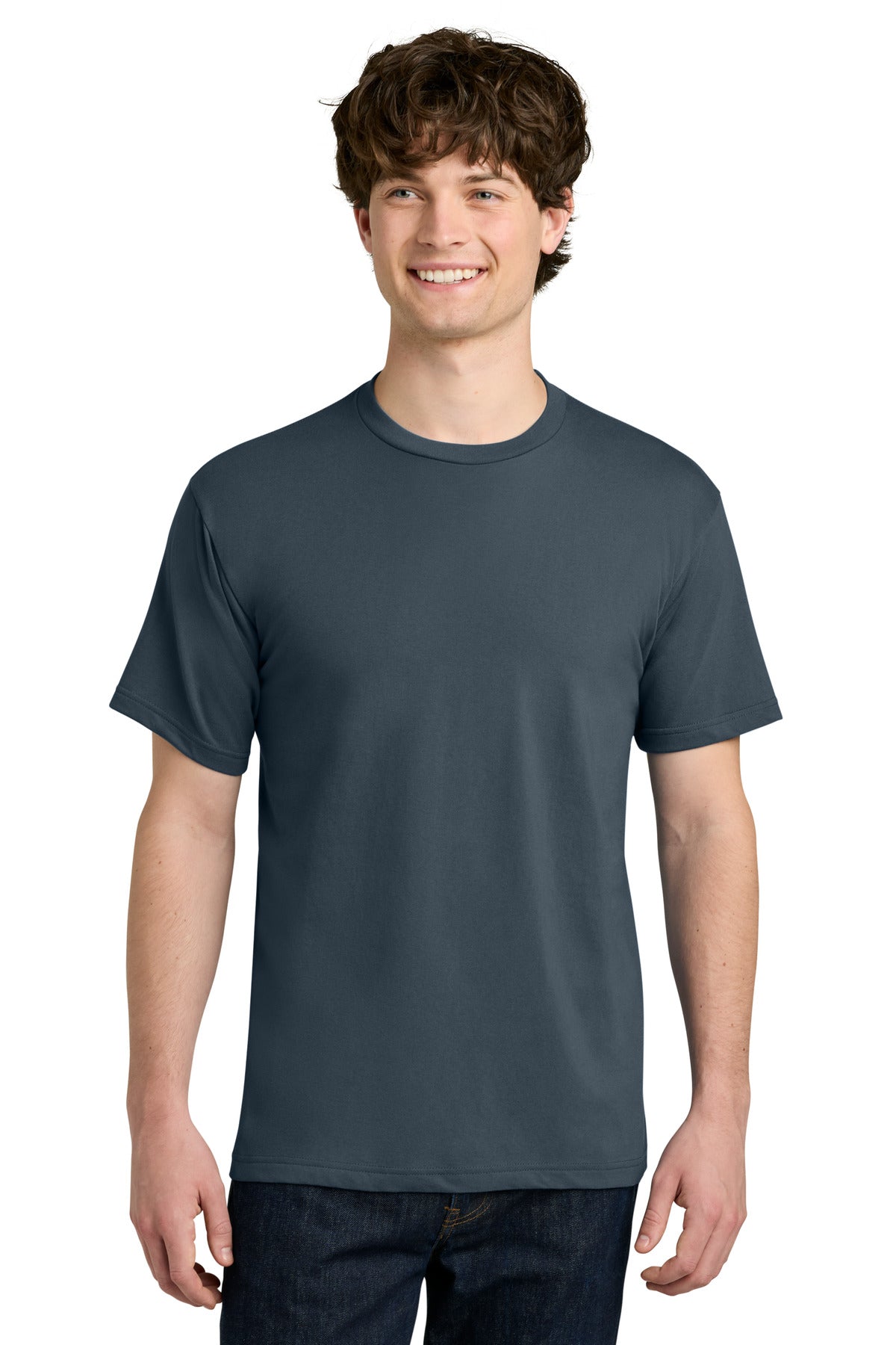 Next Level Apparel Ideal Jersey Tee NL1810 in Harbor Blue