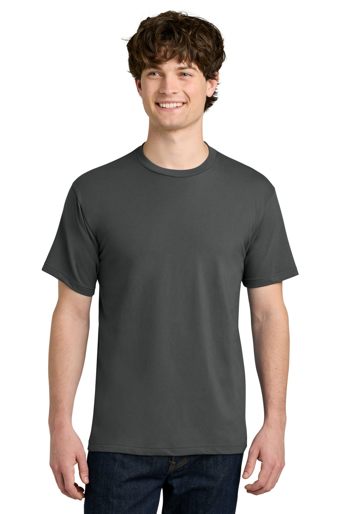 Next Level Apparel Ideal Jersey Tee NL1810 in Heavy Metal